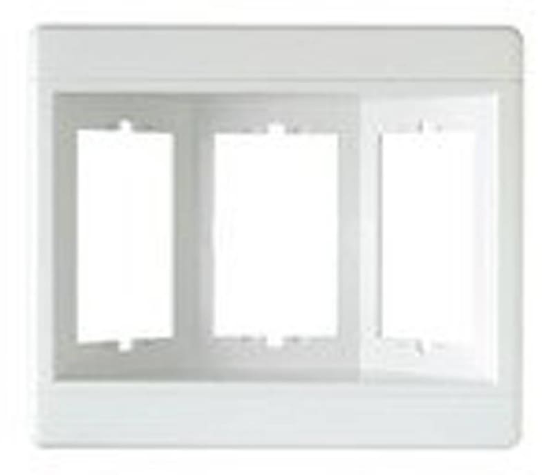 Pass & Seymour TV3W-W Recessed TV Box Frame 3-Gang White