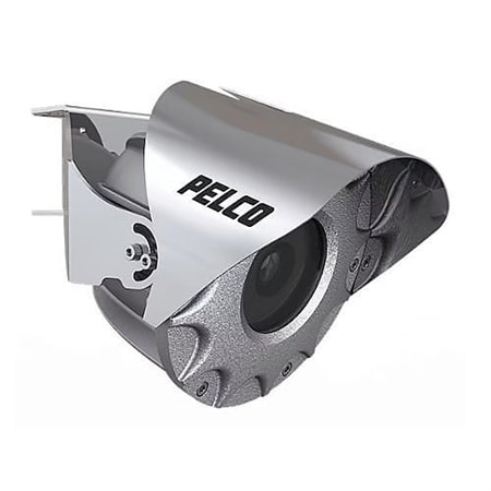 Pelco EXC2602-62 6MP ExSite Enhanced Explosionproof Fixed Compact Camera System, 4.9-8mm Varifocal Lens, Silver