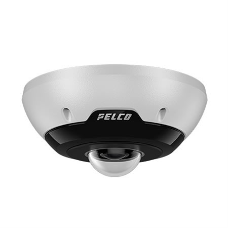 Pelco SRXF3-12360-ES Sarix Fisheye 3 Series 12MP Surface Mount Camera, 1.74mm Fixed Lens, IP66/IP67