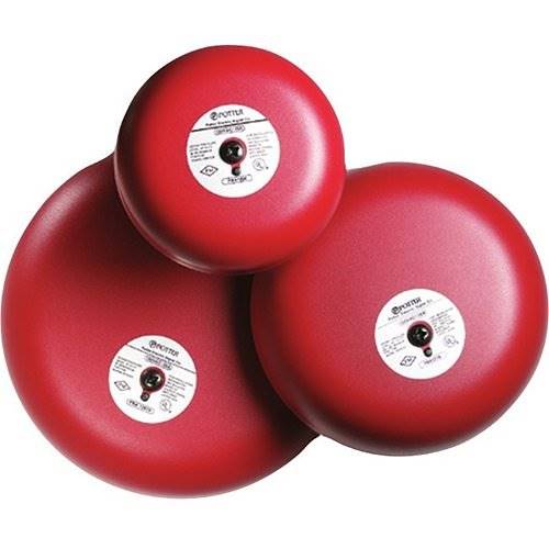 Potter PDC-10-12 PDC Series DC Powered Bell, 10", 12VDC, Red Potter PDC-10-12 PDC Series DC Powered Bell, 10", 12VDC, Red