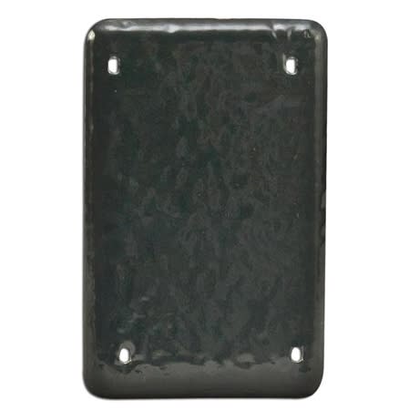 pbds100g pvc coated aluminum device cover 1gang bl