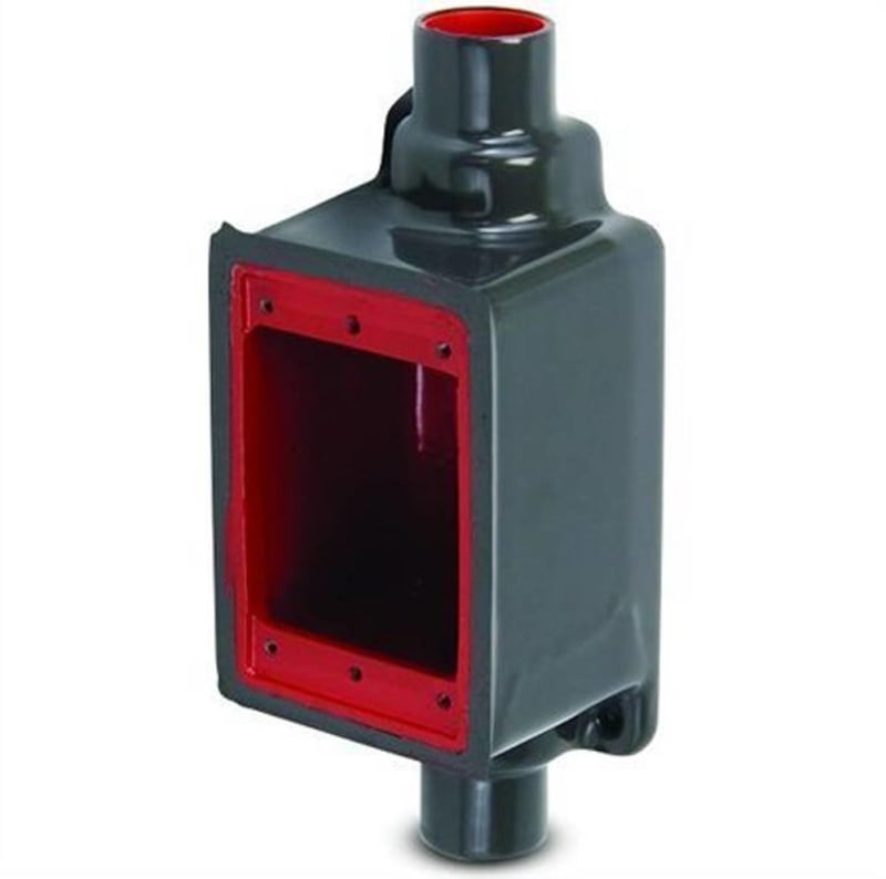 Plasti-Bond PRFDC2 FD Device Box, FDC Type, 1-Gang, 3/4", PVC Coated Steel