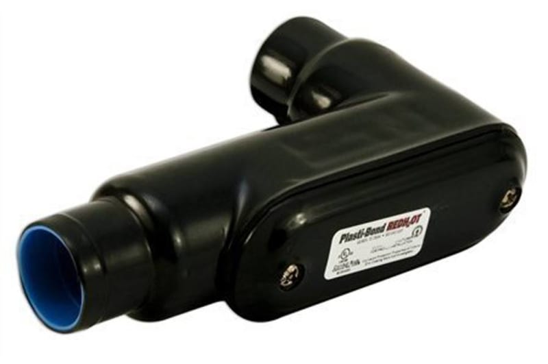 Plasti-Bond PRLB37 Conduit Body, 1", Type: LB, Form 7 , PVC Coated