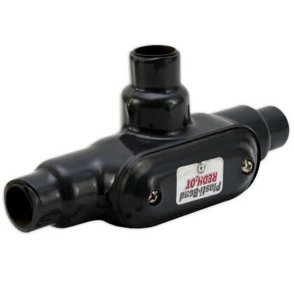 Plasti-Bond PRT57SA 1 1/2",FM 7, T Conduit Body, Aluminum