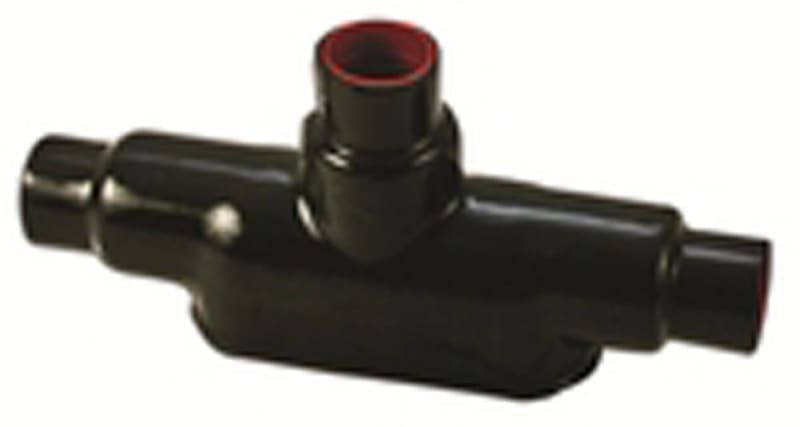 Plasti-Bond Conduit Body, Type: TB, FM7, Size: 1", Material: PVC Coated Iron Plasti-Bond Conduit Body, Type: TB, FM7, Size: 1", Material: PVC Coated Iron