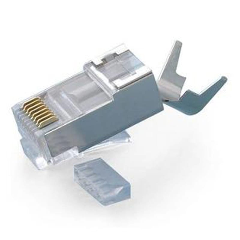 Platinum Tools Rj45 Cat6A/10Gig Shielded Connector With Liner Platinum Tools Rj45 Cat6A/10Gig Shielded Connector With Liner