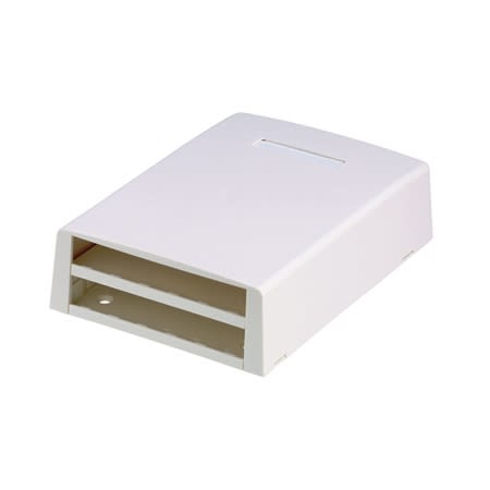 cbxf12whay surface mount housing fiber 12ports wht