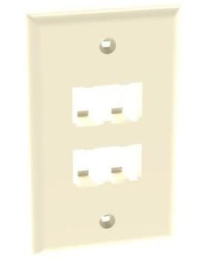 cfp4ei minicom® classic faceplate 4 port electric