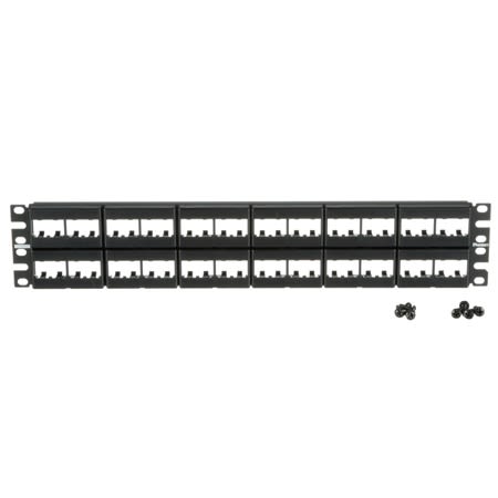 cpp48wbly minicom® patch panel 48 port 2 ru black cpp48wbly minicom® patch panel 48 port 2 ru black