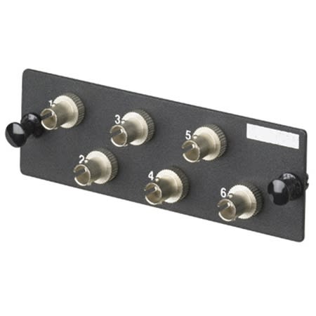 fap6wstz adapter plate fiber optic 6 port ststyle