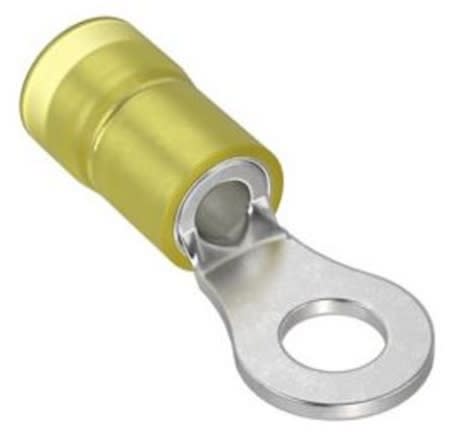 pn1010rl ring terminal nylon ins 1210 awg #10 stud