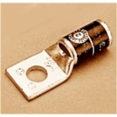 bblu6d2tc14 copper twohole longbarrel lug