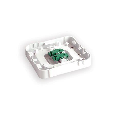 fto1012 fiber transition outlet with 2 scapc adapt