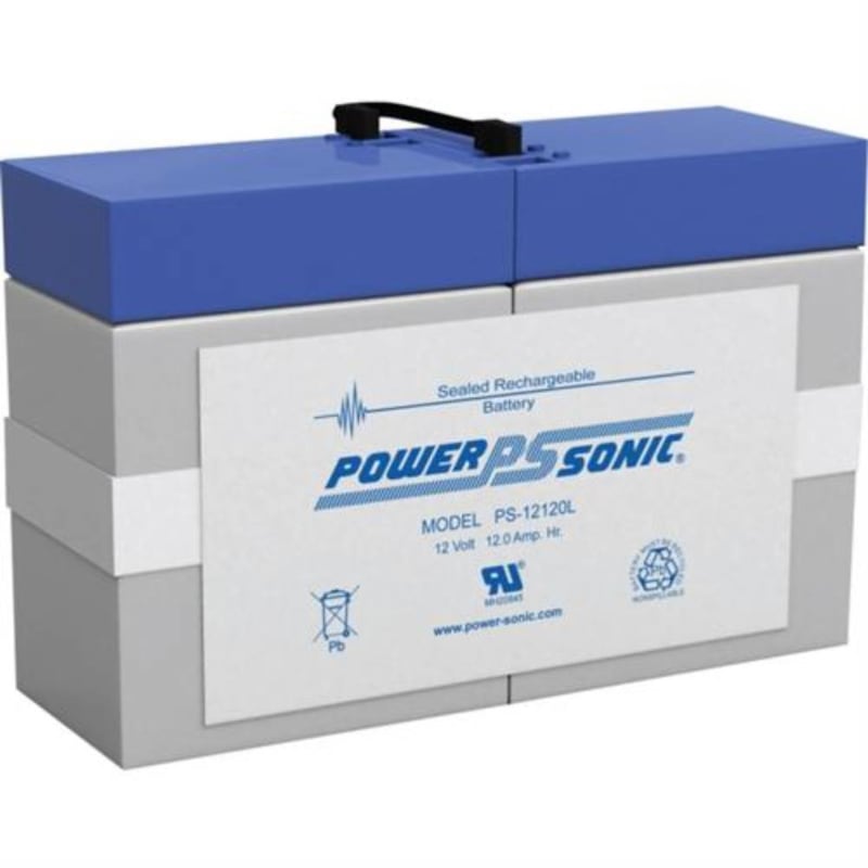 POWERSONIC PS12120L 12V 12AMP LONG BATTERY POWERSONIC PS12120L 12V 12AMP LONG BATTERY