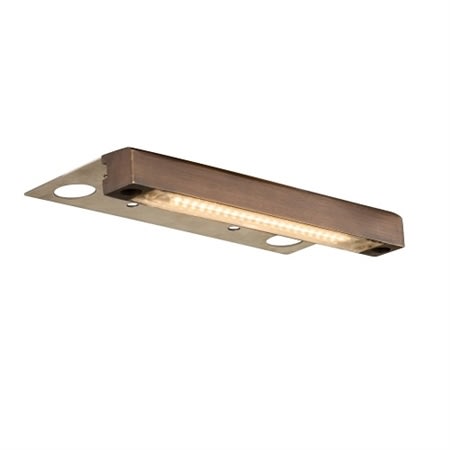 FX Luminaire CLL-LED20W-AB Ledge Light Cora Collection Series CL-L Ledge Light, 20W Equivalent, 2700K, Antique Bronze