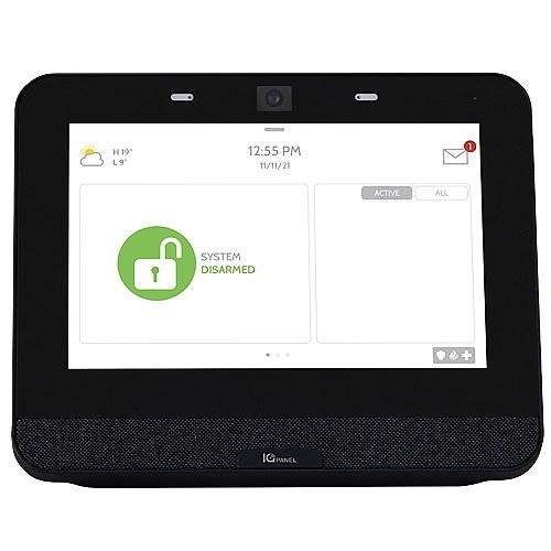 Qolsys IQP4002 Verizon IQ Panel PowerG 433MHz, 7" All-in-One Touchscreen, Black