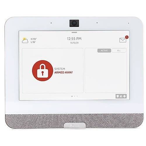 Qolsys IQP4004 AT&T IQ Panel 4 PowerG + 319.5MHz, 7" All-in-One Touchscreen, White