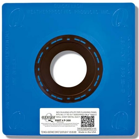 p300 plumbing gas & hvac flashing panel