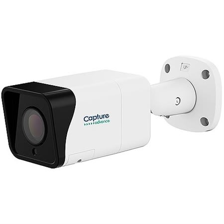 Capture Advance R2-5MPBLMTRZ 5MP WDR IR Bullet IP Camera, 2.7-13.5mm Lens, NDAA Compliant, White