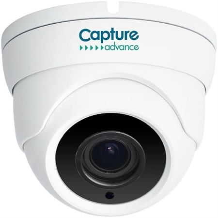 Capture Advance R2-HD5MPMOEY 5MP HD IR Turret Camera, 2.8-12mm Lens, NDAA Compliant, White, Replaces R2-2MPHDMOEY