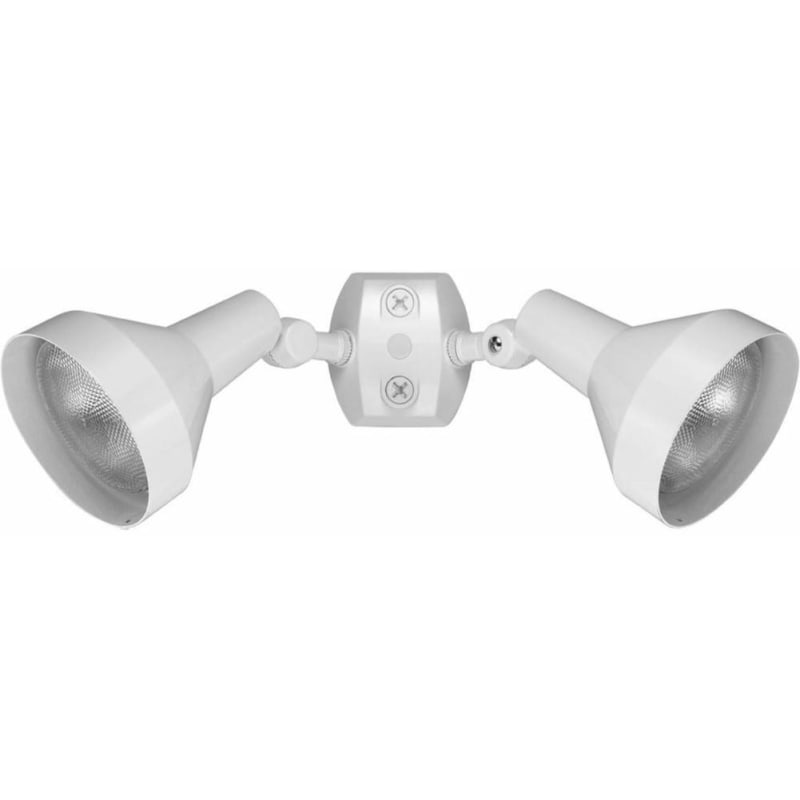 RAB Lighting Bell Shaped Dual Floodlight Kit, PAR38 Type, Aluminum, 300W Power
