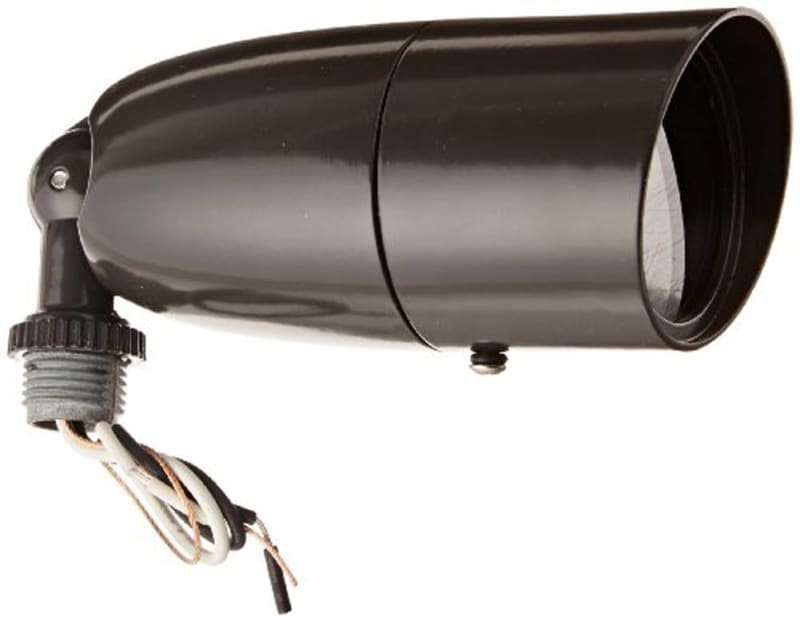 RAB Lighting LFP16A Sleek Floodlight, PAR16 Type, Aluminum, 650 Lumens, Bronze