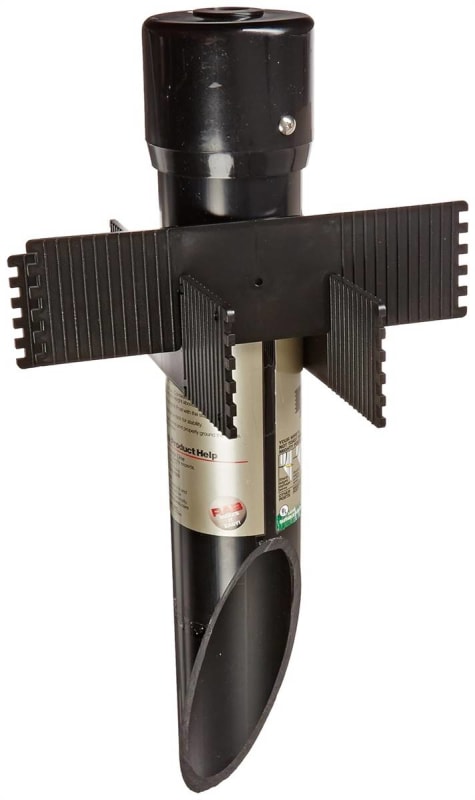 RAB Lighting MP19B Mighty Post, 3" Diameter x 19" Height, Black RAB Lighting MP19B Mighty Post, 3" Diameter x 19" Height, Black