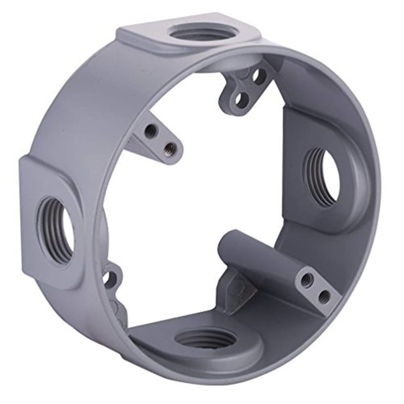 Hubbell-Bell 5363-0 4-1/2-Inch Outlets 4-In Round Weatherproof Extension Adapter