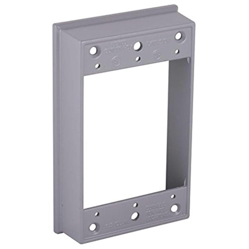 BELL 5406-0 Extnsion Box,Alum,For 1-Gang Elctrcl Box