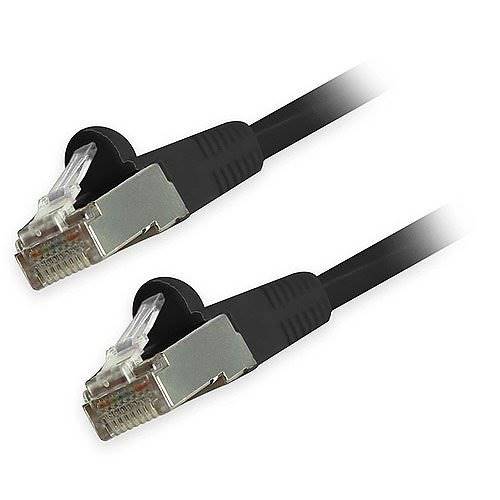 Comprehensive Cat6 Snagless Shielded Ethernet Cables, Black, 3ft - 3 ft Category 6 Network Cable for Network Device - First End: 1 x RJ-45 Male Network - Second End: 1 x RJ-45 Male Network - 125 MB/s