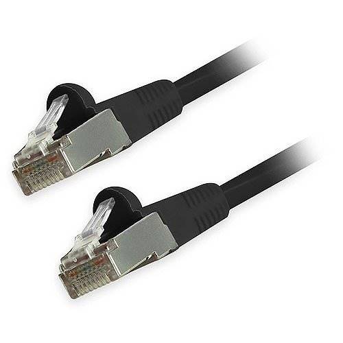 Comprehensive CAT6STP-5BLK CAT6 Patch Cable, Shielded, Snagless, 5' (1.5m), Black Comprehensive CAT6STP-5BLK CAT6 Patch Cable, Shielded, Snagless, 5' (1.5m), Black