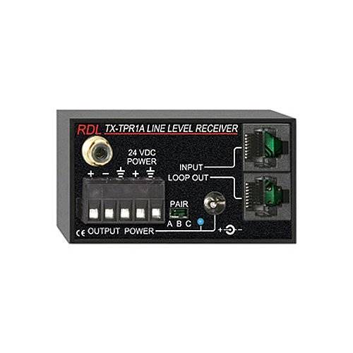RDL TX-TPR1A Active Single-Pair Receiver, Twisted Pair Format-A, Balanced Line Output, Radio Design Labs, Inc, Radio Design Labs
