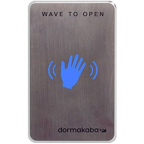 RCI 910TC Touchless Wave to Open Switch with Waving Hand, Stainless Steel