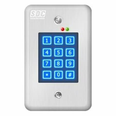 SDC 918U EntryCheck 918 Series Indoor Standalone Digital Keypad, Dull Stainless