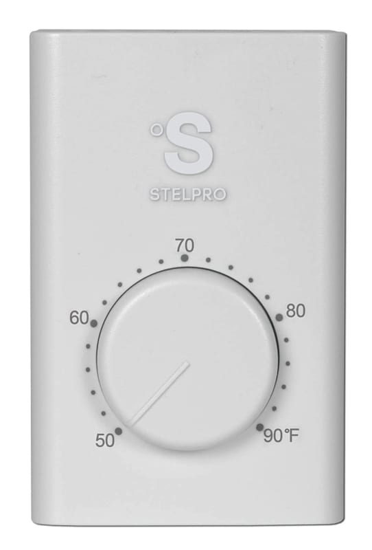 Stelpro Design Inc SWT1F Bimetal SP Thermostat White 22A Stelpro Design Inc SWT1F Bimetal SP Thermostat White 22A