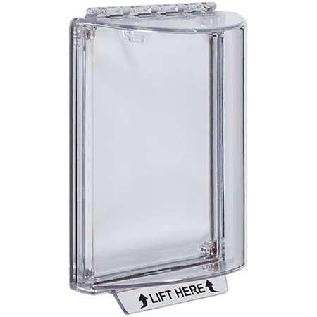 Safety Technology STI-13000NC Universal Stopper without Horn Housing, Flush, Clear