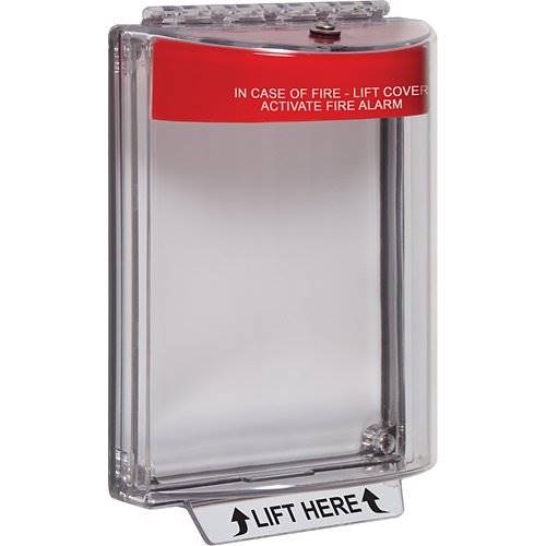 Safety Technology STI-13010FR Universal Stopper without Horn, Flush, Fire Label