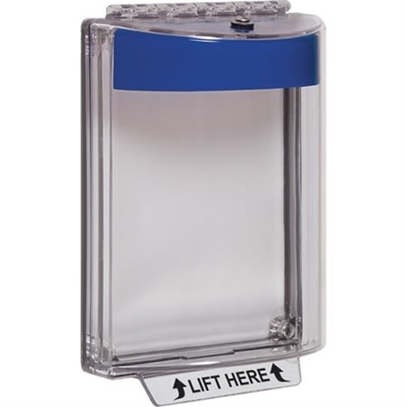 STI 13010NB Universal Stopper Dome Cover Flush Mount and Hood, No Label, Blue