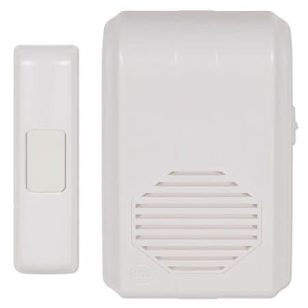 STI STI-3350 Wireless Doorbell Chime with Receiver, White by Safety Technology International