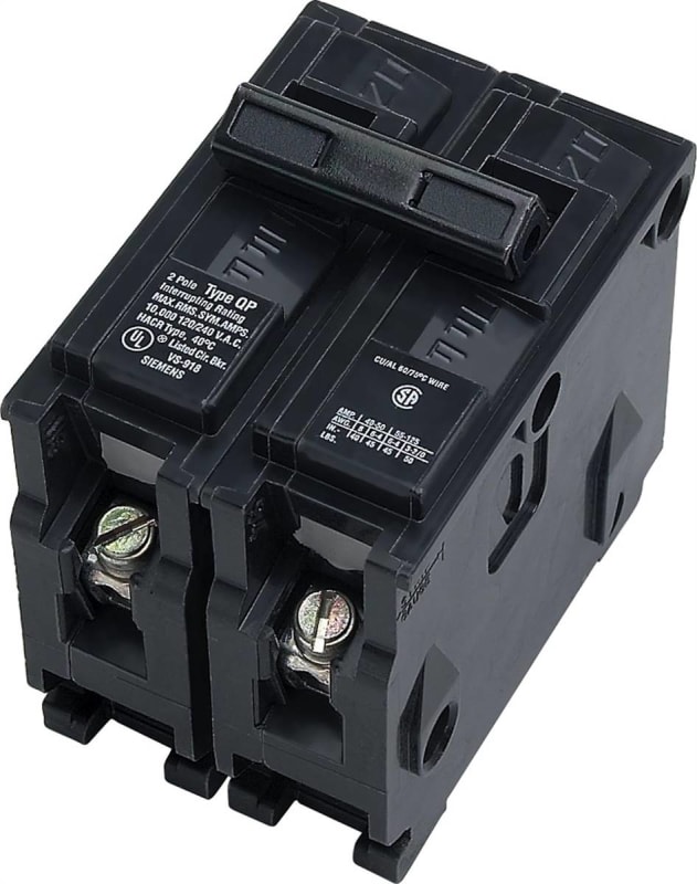 Q290 90-Amp Double Pole Type QP Circuit Breaker