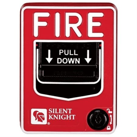 SILENT KNIGHT PS-SA Single action pull station,key reset