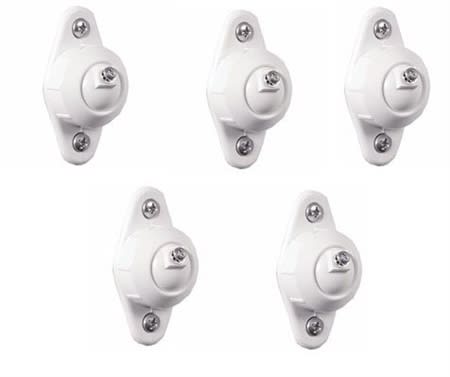 Honeywell SMB10 Universal Swivel Mount Bracket, 5-Pack, White