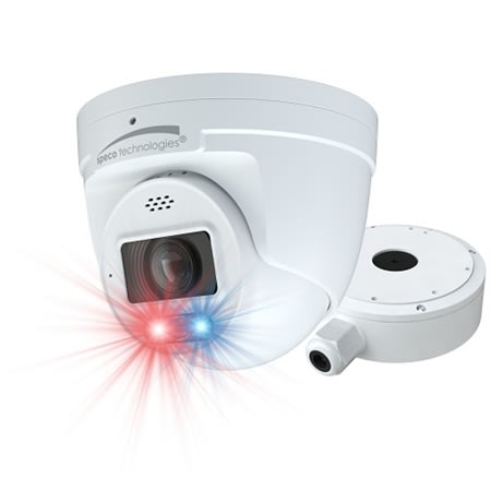 Speco O4TDD2M 4MP Outdoor IP Turret Camera, 2.8-12mm Varifocal Lens