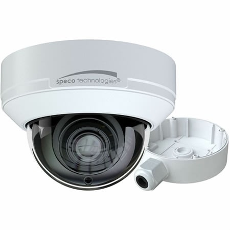 Speco O4VD2M 4MP IP Dome Camera, 4x, IR, IP67, White