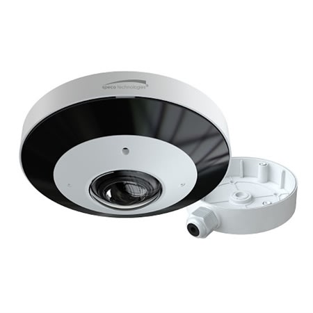 Speco O6MDP4 6MP Indoor / Outdoor 360Â° Fisheye IP Camera, Smart IR, 1.65mm Lens