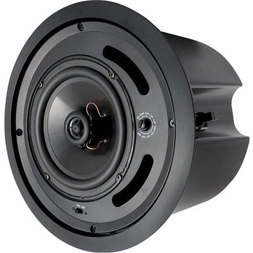 Speco SP6MATB MA Series 6.5 in. 25, 70 V Commercial ABS Plastic Back Can Speaker, Black
