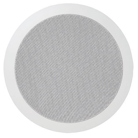 Speco SPG66T 6" 70/25v Modern Grille In-Ceiling Contractor Speaker, Off-White