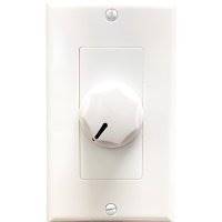 Speco WAT10DW WAT Series 10W 70/25V Wall Plate Volume Control, White