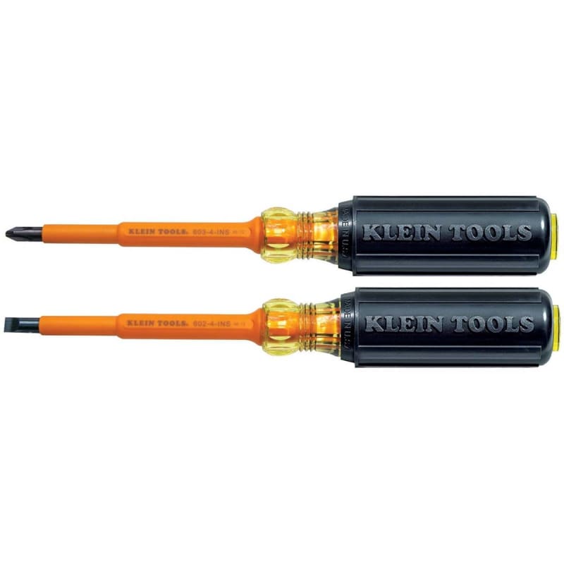 Klein Screwdriver Set Ins Strt-Phil 2 Piece Klein Tools Screwdriver Sets Klein Screwdriver Set Ins Strt-Phil 2 Piece Klein Tools Screwdriver Sets