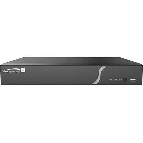Speco N16NRE4TB  4K H.265  16 Channel Facial Recognition NVR with Built-in PoE Ports, 4TB and Smart Analytics